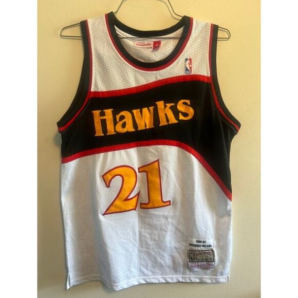 DOMINIQUE WILKINS 1986 Atlanta HAWKS Mitchell & Ness Jersey - Picture 1 of 3